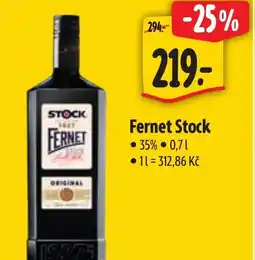 Albert Fernet Stock nabídka