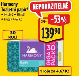 Albert Harmony Toaletní papír nabídka