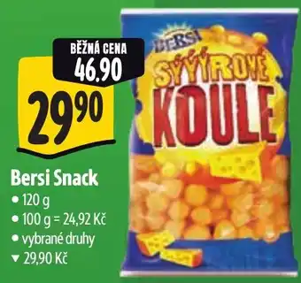 Albert Bersi Snack nabídka