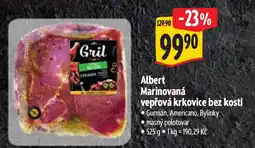 Albert Albert Marinovaná vepřová krkovice bez kosti nabídka