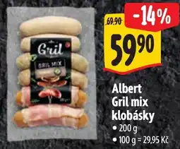 Albert Albert Gril mix klobásky nabídka