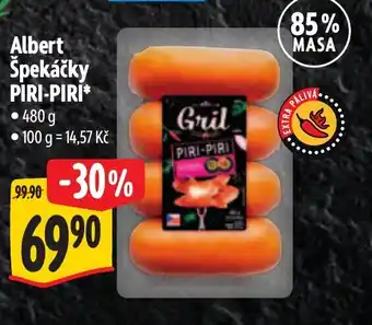 Albert Albert Špekáčky PIRI-PIRI nabídka