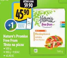 Albert Nature's Promise Free From Těsto na pizzu nabídka