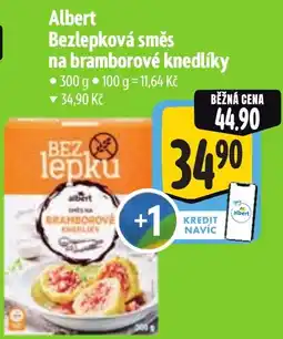 Albert Albert Bezlepková směs na bramborové knedlíky nabídka