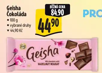 Albert Geisha Čokoláda nabídka