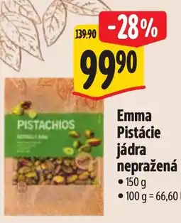 Albert Emma Pistácie jádra nepražená nabídka