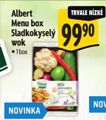 Albert Albert Menu box Sladkokyselý wok nabídka