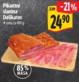 Albert Pikantní slanina Delikates nabídka