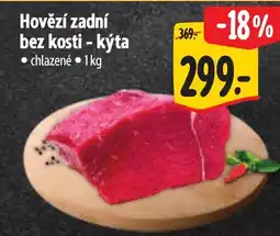 Albert Hovězí zadní bez kosti - kýta nabídka