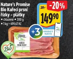 Albert Nature's Promise Bio Kuřecí prsní řízky - plátky nabídka