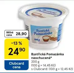 Tesco Bystřická pomazánka neochucená nabídka