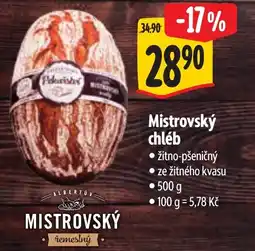 Albert Mistrovský chléb nabídka