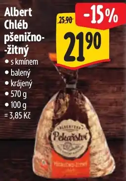 Albert Albert Chléb pšenično- -žitný nabídka
