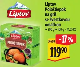 Albert Liptov Pološtiepok na gril se švestkovou omáčkou nabídka