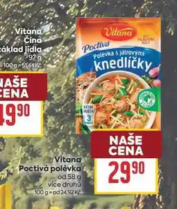 Billa Vitana Poctivá polévka od nabídka
