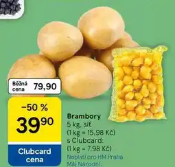 Tesco Brambory, 5 kg. síť nabídka