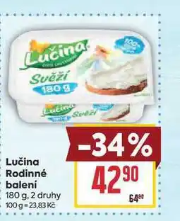 Billa Lučina Rodinné balení nabídka