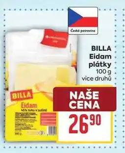 Billa BILLA Eidam plátky nabídka