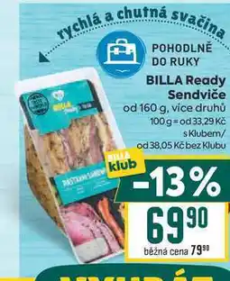Billa BILLA Ready Sendviče od nabídka