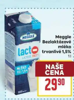 Billa Meggle Bezlaktózové mléko trvanlivé 1,5% nabídka