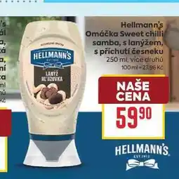 Billa Hellmann's Omáčka Sweet chilli samba, s lanýžem, s příchutí česneku nabídka