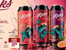 Billa Raks Limonáda nabídka