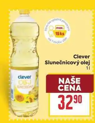 Billa Clever Slunečnicový olej nabídka