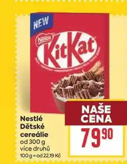 Billa Nestlé Dětské cereálie od nabídka