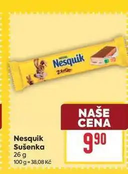 Billa Nesquik Sušenka nabídka