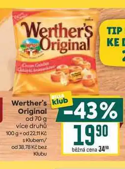 Billa Werther's Original od nabídka