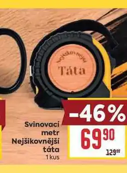Billa Svinovací metr Nejšikovnější táta 1 kus nabídka