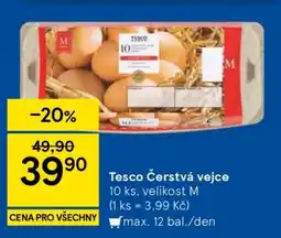 Tesco Tesco Čerstvá vejce nabídka