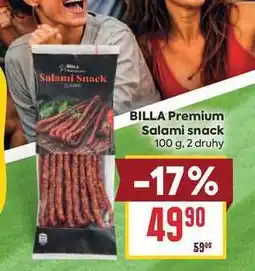 Billa BILLA Premium Salami snack nabídka