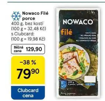 Tesco Nowaco Filé porce, 400 g, bez kostí nabídka