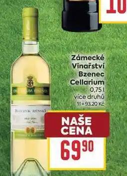 Billa Zámecké Vinařství Bzenec Cellarium nabídka