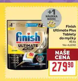 Billa Finish Ultimate Plus Tablety do myčky 45 ks nabídka