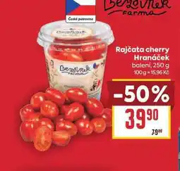 Billa Rajčata cherry Hranáček balení nabídka