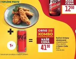 Billa Kuřecí stripsy obalované z teplého pultu nabídka