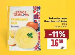 Billa Srdce domova Bramborová kaše nabídka