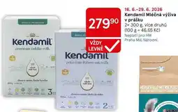Tesco Kendamil Mléčná výživa v prášku, 2x 300 g, více druhů nabídka