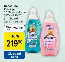 Tesco Coccolino Prací gel, 37 PD, více druhů nabídka