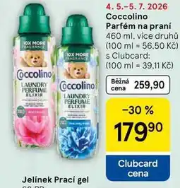 Tesco Coccolino Parfém na praní, 460 ml, více druhů nabídka