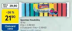 Tesco Spontex Houbičky, 10 ks nabídka