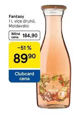 Tesco Fantasy, 1 l, více druhů nabídka