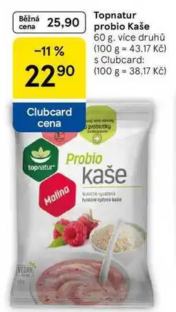 Tesco Topnatur probio Kaše, 60 g, více druhů nabídka