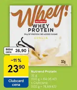 Tesco Nutrend Protein nabídka
