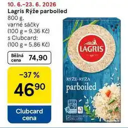 Tesco Lagris Rýže parboiled, 800 g. varné sáčky nabídka
