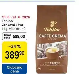 Tesco Tchibo Zrnková káva, 1 kg, více druhů nabídka