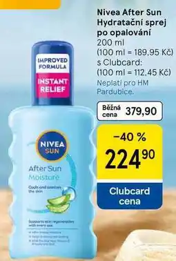 Tesco Nivea After Sun Hydratační sprej po opalování nabídka