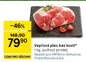 Tesco Vepřová plec bez kosti nabídka